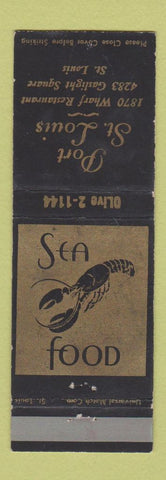 Matchbook Cover - Port St Louis Restaurant St Louis MO
