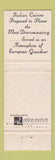 Matchbook Cover - Kemoll's Italian Restaurant St Louis MO