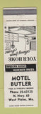 Matchbook Cover - Motel Butler West Plains MO