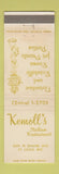 Matchbook Cover - Kemoll's Italian Restaurant St Louis MO