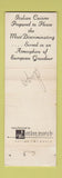 Matchbook Cover - Kemoll's Italian Restaurant St Louis MO