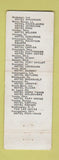 Matchbook Cover - Hotel Melbourne St Louis MO WEAR