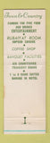 Matchbook Cover - Town and Country Congress Hotel St Louis MO #1