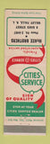 Matchbook Cover - Cities oil gas McKee Brothers Valley Falls RI