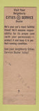 Matchbook Cover - Cities oil gas McKee Brothers Valley Falls RI