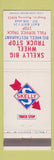 Matchbook Cover - Skelly oil gas Truck Stop Douglas WY
