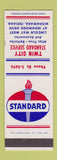 Matchbook Cover - Twin City Standard oil gas Mishawaka IN