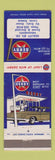 Matchbook Cover - Derby oil gas Lucas KS Vic Svaty