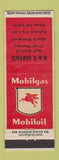 Matchbook Cover - Mobil oil gas R&R Service Redwood City CA Gorlin Bourquin