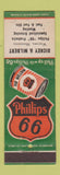 Matchbook Cover - Dickey & Milbert Phillips 66 oil gas Wayzata MN