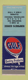 Matchbook Cover - Humphries Gulf oil gas Chattanooga TN
