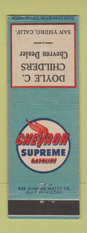 Matchbook Cover - Doyle Childers Chevron oil gas San Ysidro