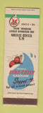 Matchbook Cover - Al's Texac oil gas Needham MA