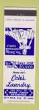 Matchbook Cover - Cole's Laundry St Louis MO girlie