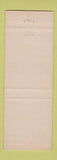 Matchbook Cover - Cole's Laundry St Louis MO girlie