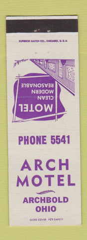Matchbook Cover - Arch Motel Archbold OH