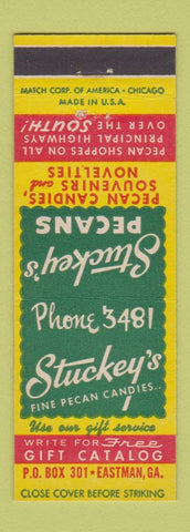 Matchbook Cover - Stuckey's Pecan Candy Eastman GA