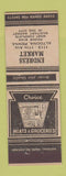 Matchbook Cover - Endress Market Grocery Altoona PA