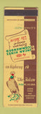 Matchbook Cover - The Falcon Pierre SD restaurant