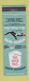 Matchbook Cover - The Milk Pail Country Restaurant Elgin IL