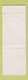 Matchbook Cover - Toad in the Hole Toronto ON