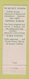 Matchbook Cover - Gatesworth Hotel St Louis MO WEAR