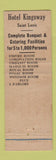 Matchbook Cover - Hotel Kingsway St Louis MO