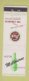 Matchbook Cover - Hotel Melbourne St Louis MO Albert Pick