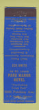 Matchbook Cover - Park Manor Hotel St Louis MO WEAR