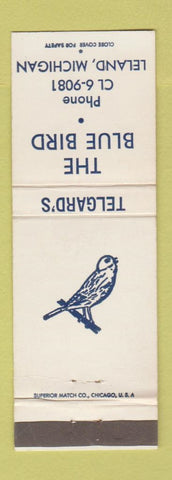 Matchbook Cover - The Blue Bird Leland MI