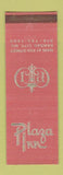 Matchbook Cover - Plaza Inn Kansas City MO