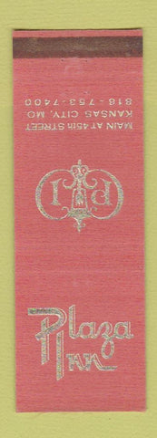 Matchbook Cover - Plaza Inn Kansas City MO