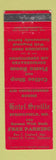 Matchbook Cover - Hotel Seville Srpingfield MO WEAR
