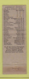 Matchbook Cover - Hotel Robidoux St Joseph MO