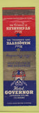 Matchbook Cover Hotel Governor Jefferson City MO Cape Girardeau St Charles WEAR