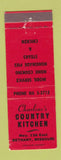 Matchbook Cover - Charlene's Country Kitchen Bethany MO Mobil oil gas
