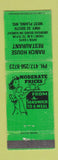Matchbook Cover - Ranch House Restaurant girlie West Plains MO WEAR