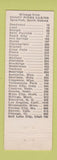 Matchbook Cover - Shady Pines Cabins Spearfish SD RED