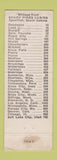 Matchbook Cover - Shady Pines Cabins Spearfish SD GREEN