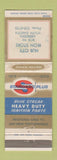 Matchbook Cover - Blue Streak Ignition Parts 1969 Hub City Iron Aberdeen SD WEAR