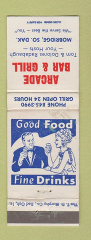 Matchbook Cover - Arcade Bar Grill Mobridge SD WEAR