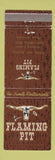 Matchbook Cover - Flaming Pit Restaurant Columbia MO