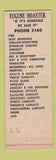 Matchbook Cover - Eugene Hoaster Insurance Lebanon PA