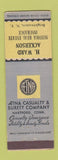 Matchbook Cover - H Ward Ackerson Insurance Brightwater NY
