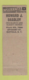 Matchbook Cover - Howard Bardley Insurance Buffalo NY