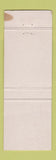 Matchbook Cover - The Town Club Sioux Falls SD WORN