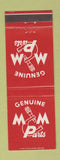 Matchbook Cover - Mining Machine Parts Medina OH
