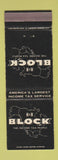 Matchbook Cover - HR Block Income Tax Service