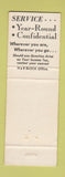 Matchbook Cover - HR Block Income Tax Service