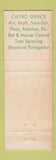Matchbook Cover - Calpro Pest Ccontrol Pasadena CA WEAR